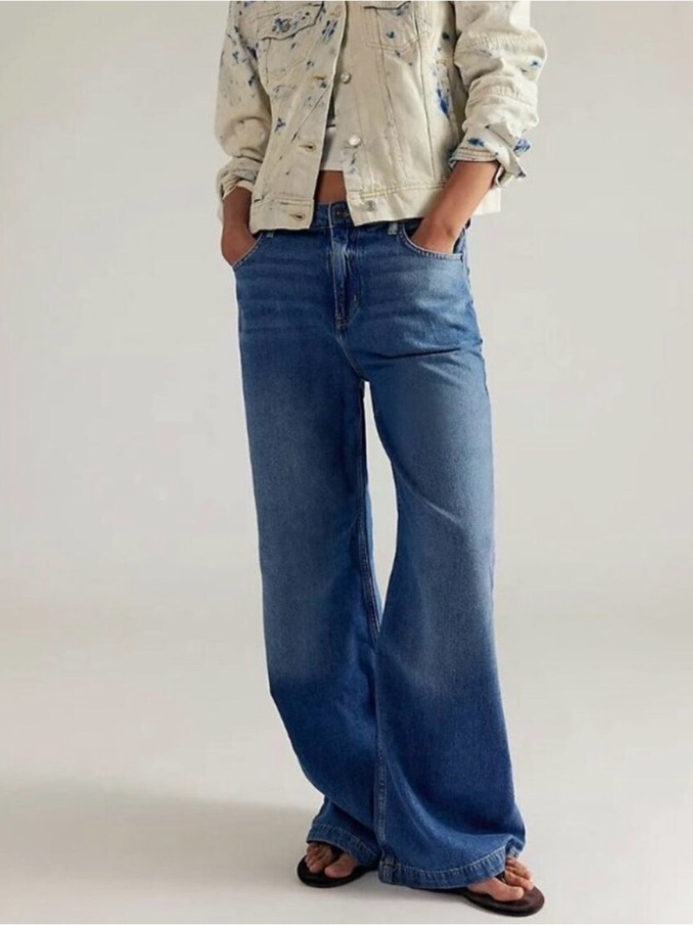 NWT Free People We The Free Stride Straight 'n Wide Jeans
(28)
